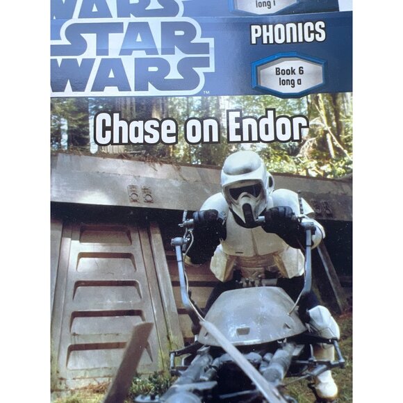 Scholastic Star Wars Phonics Book Set of 5 Education Teaching to Read - Picture 7 of 15